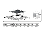 Варочная поверхность Evelux HEV 640 B черный