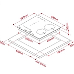 Варочная поверхность Monsher MHI 6016 индукционная черный