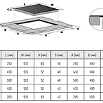 Варочная поверхность Monsher MHE 6013 черный