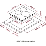 Варочная поверхность Monsher MHI 4506 индукционная черный