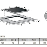 Варочная поверхность Monsher MHE 6002 черный
