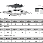 Варочная поверхность Monsher MHI 3002 индукционная черный