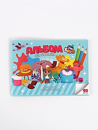 Альбом для рисования А4, 40 листов, Ум и Хрум