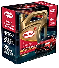 Масло трансмиссионное Sintec CVTF Multi 4+1 л синт. Акция!