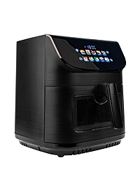 Аэрогриль ELTRONIC 777-01, 9 л, 2200 Вт, 10 программ, 80-200°C, таймер до 60 мин, чёрный