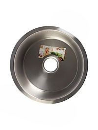 Мойка кухонная AFLORN AF94545, нержавеющая сталь, круглая, 45 см