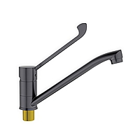 Смеситель для кухни Belz B70019-3 локтевой оружейная сталь