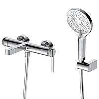 Смеситель для ванны DQ Bonn DA1703201 короткий излив хром