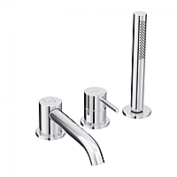 Смеситель для ванны KLUDI BOZZ 384480576 на борт хром