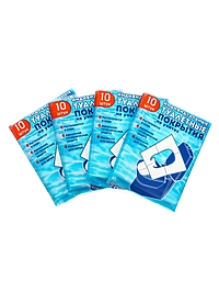 Индивидуальное защитное покрытие для унитазов набор 4 упаковки