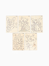 Заготовки для творчества. Доски для выжигания "Удивительные друзья " Т1001