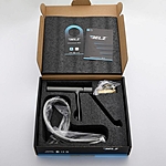 Смеситель для раковины Belz B10019-3 локтевой оруж. сталь