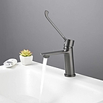 Смеситель для раковины Belz B10019-3 локтевой оруж. сталь