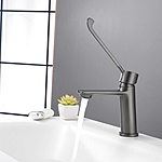 Смеситель для раковины Belz B10019-3 локтевой оруж. сталь