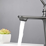 Смеситель для раковины Belz B10019-3 локтевой оруж. сталь