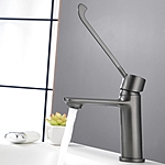 Смеситель для раковины Belz B10019-3 локтевой оруж. сталь