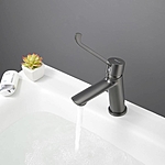 Смеситель для раковины Belz B10019-3 локтевой оруж. сталь