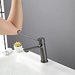 Смеситель для раковины Belz B10019-3 локтевой оруж. сталь