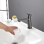 Смеситель для раковины Belz B10019-3 локтевой оруж. сталь