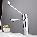 Смеситель для раковины Belz B10019 локтевой хром