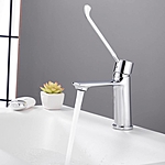 Смеситель для раковины Belz B10019 локтевой хром