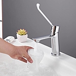 Смеситель для раковины Belz B10019 локтевой хром