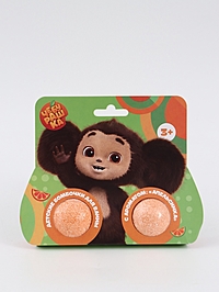 Бомбочки для ванны детские, 2×40 г, аромат апельсин, Чебурашка