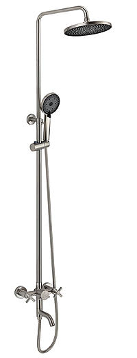 Душевая система Fmark FS8445 с изливом сатин