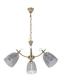 Люстра NH6140/3, 3х60Вт, E27, цвет медный