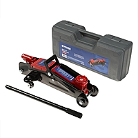 Домкрат STRISE STJ-HR020H 2 т подкатной в кейсе