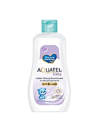 Крем-гель для купания AQUATEL Baby хлопковое молочко и ромашка, 280 мл