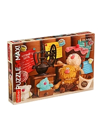 Макси-Пазл 54 эл. "Кофейные коты" 54ПЗ3_35745