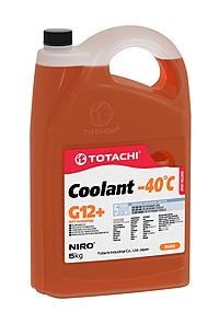 Антифриз Totachi Niro Coolant Orange G12+ -40°С 5 кг