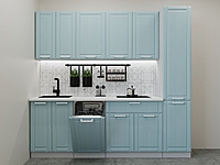 Кухонный гарнитур 16Р РоялВуд Голубой Прованс 2 2250 мм