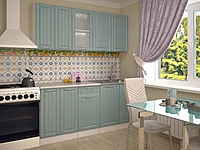 Кухонный гарнитур 10Р РоялВуд Голубой Прованс 2 1800 мм