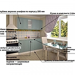 Кухонный гарнитур 10Р РоялВуд Голубой Прованс 2 1800 мм