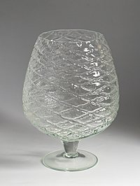 Ваза «Бокал», h=32 см, d=15 см, стекло, прозрачная