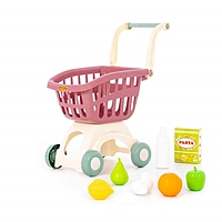 Тележка для маркета "Мини" с набором продуктов, 8 элементов 14089