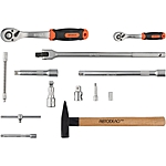 Набор инструмента АвтоDело Pro 39807 1/2" 1/4" 110 предметов