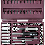 Набор инструмента Thorvik TS057 1/4" 57 предметов