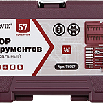 Набор инструмента Thorvik TS057 1/4" 57 предметов