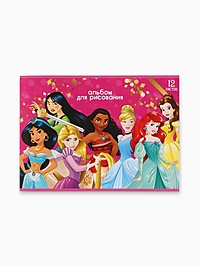 Альбом для рисования А4, 12 л "Девочки"
