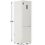 Холодильник LG GC-B509AQQW белый