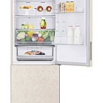 Холодильник LG GC-B459AEMW бежевый