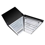 Холодильник DeLonghi DCS 19NFI BB Damiano белое стекло