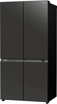 Холодильник Hitachi R-WB 720 VUC0 GMG лилово-серый стекло