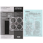 Холодильник Hitachi R-BG 410 PUC6 GBK черный