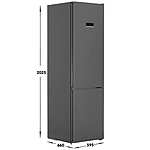 Холодильник Bosch KGN39XI30U нержавеющая сталь