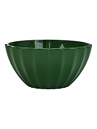 Кашпо для цветов «Ракушка», 3.4 л, d=25 см, h=12 см, пластиковое, со вставкой, цвет малахит