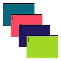 Zip-пакет пластиковый ErichKrause Matt Reef A5+, непрозрачный, МИКС